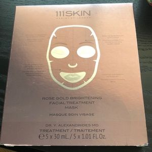 111 Skin Rose 5 pack gold brightening face masks